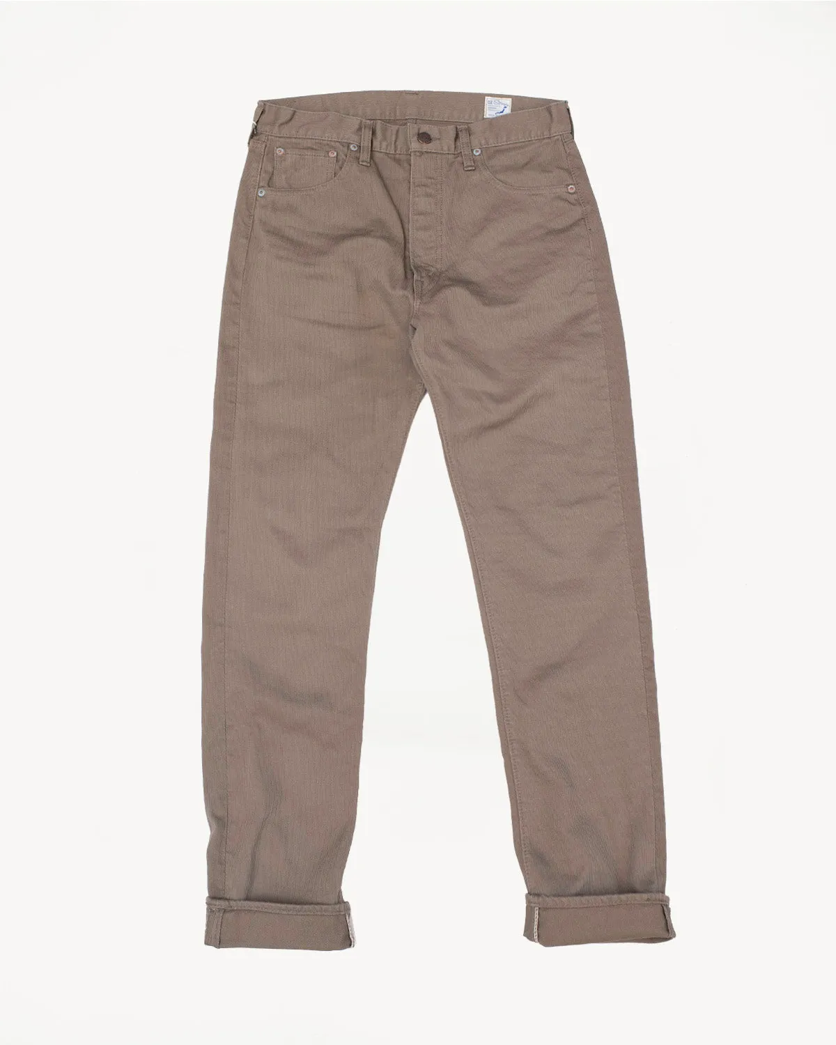01-0107W-107 - Ivy Fit Pique Denim - Dusty Olive