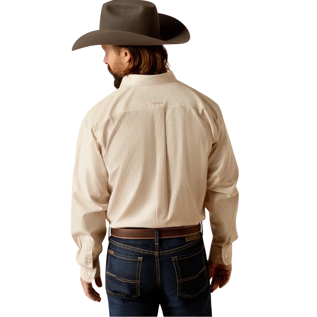 Ariat Men's Wrinkle Free Graysen Classic Fit Gold Shirt