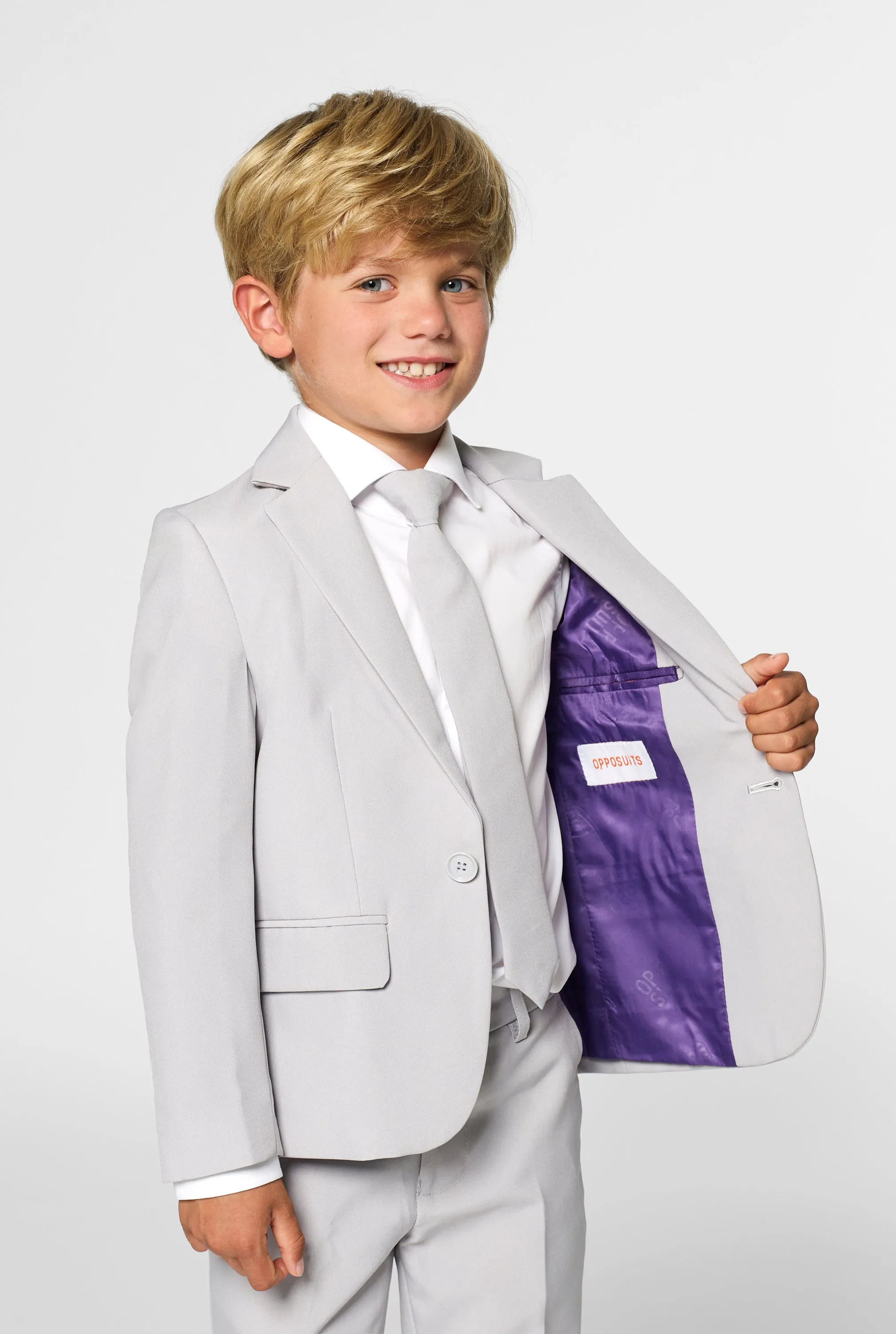 BOYS Groovy Grey Tux or Suit
