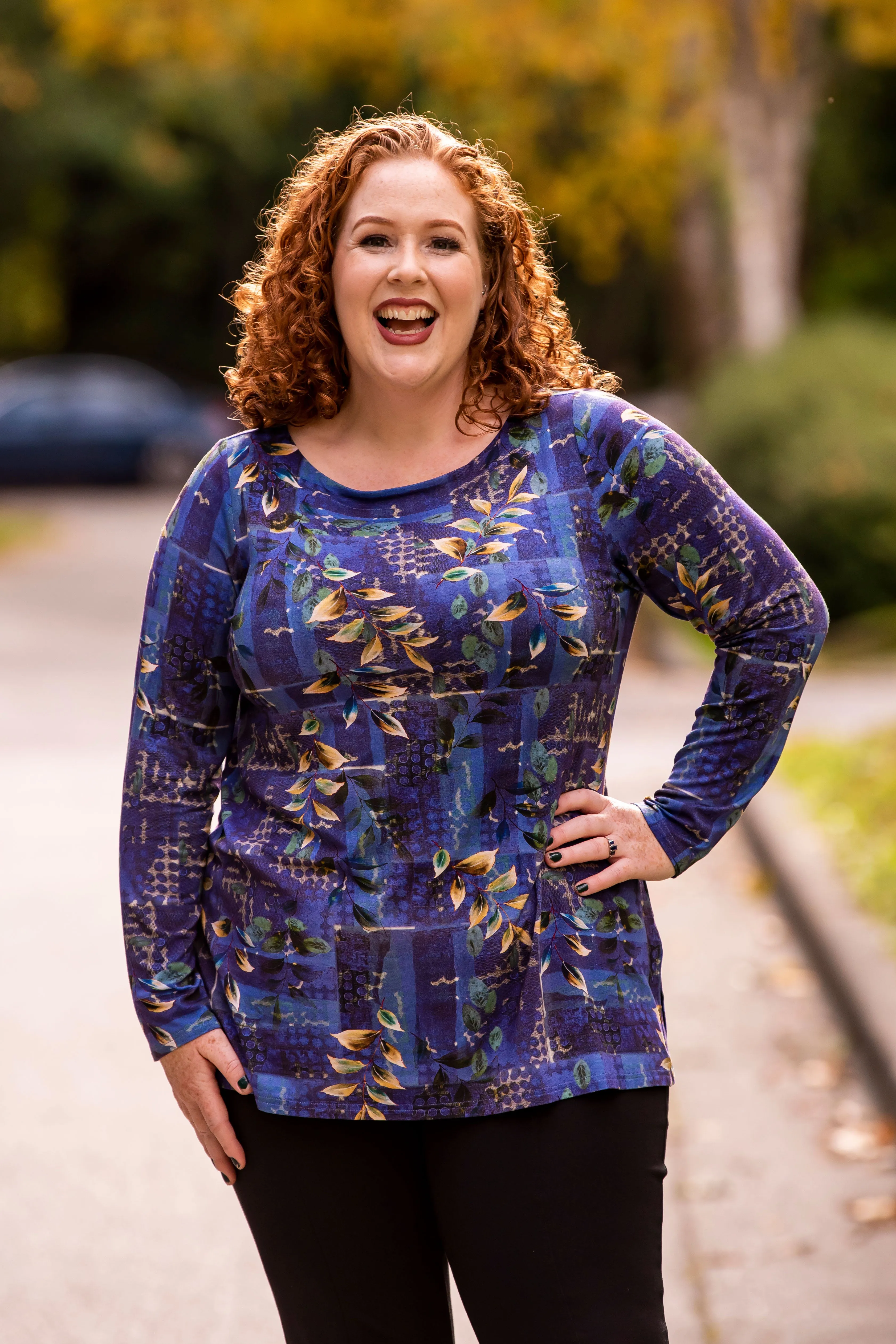 Cheerful Tunic, Winter Beauty, Bamboo - Final Sale
