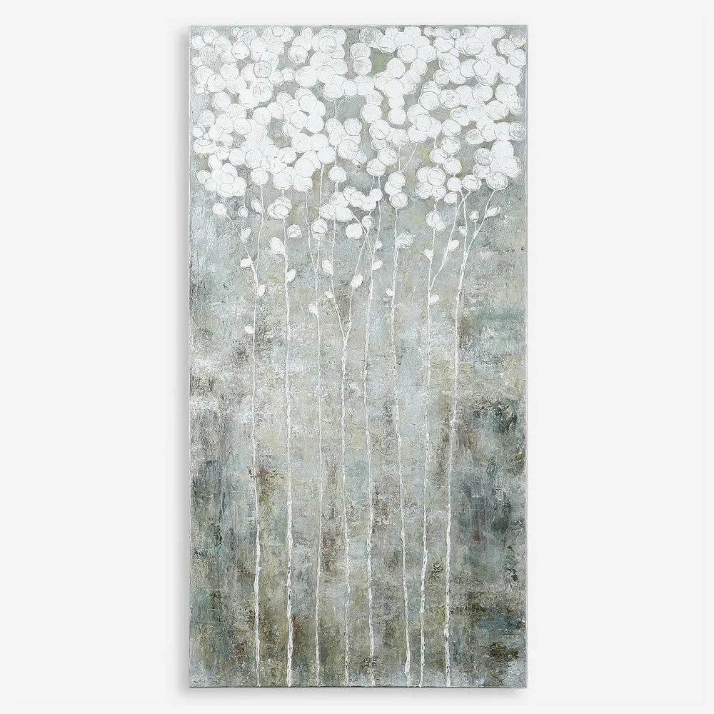 COTTON FLORALS HAND PAINTED CANVAS