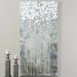 COTTON FLORALS HAND PAINTED CANVAS