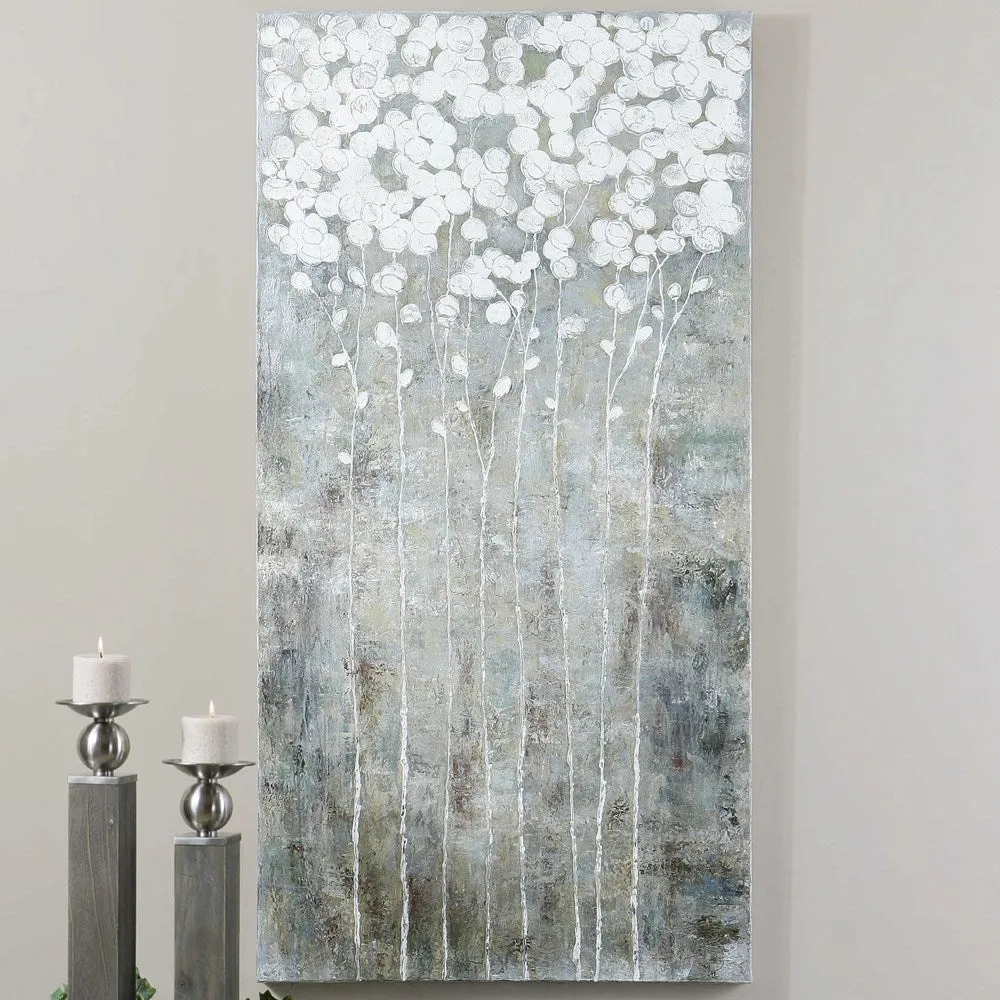 COTTON FLORALS HAND PAINTED CANVAS