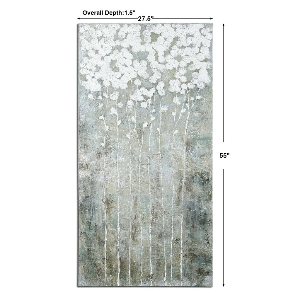 COTTON FLORALS HAND PAINTED CANVAS