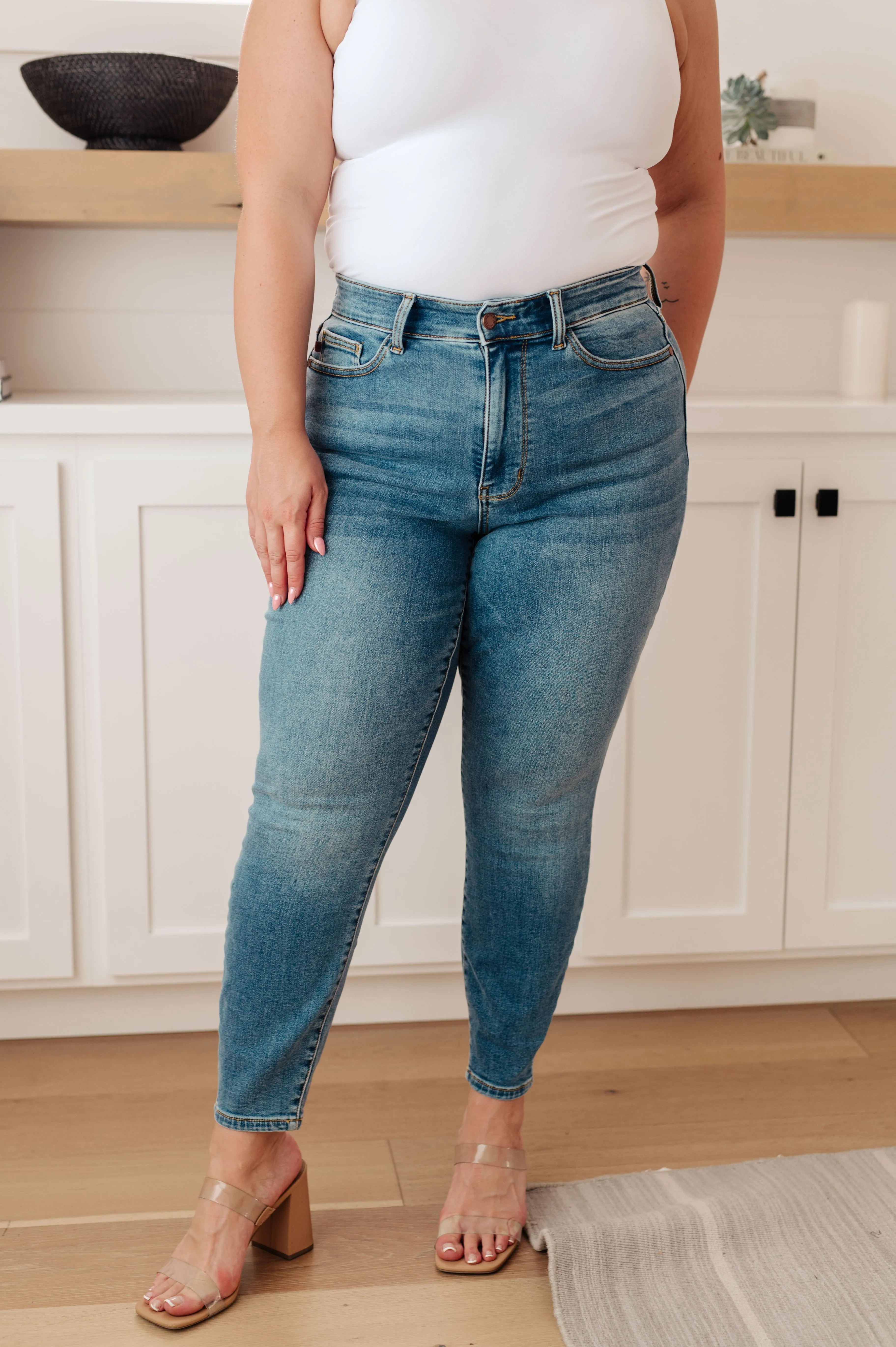 Judy Blue High Rise Thermal Skinny Jean 82349