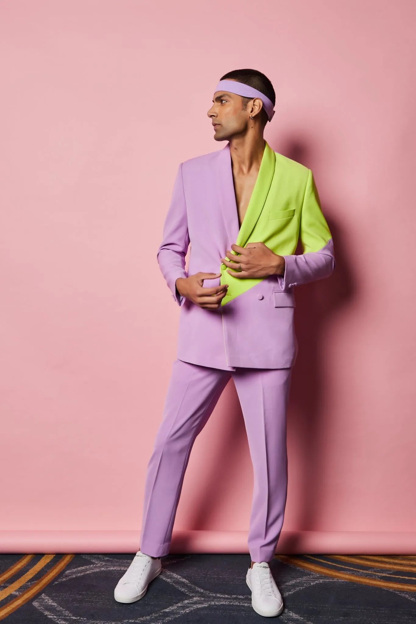 Lilac Staight Fit Pants