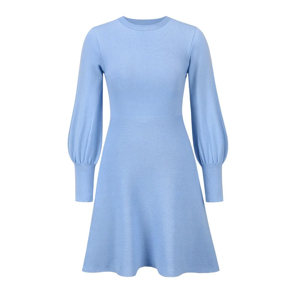 Pre Order:  Slim Fit A-Line Knitted Dress