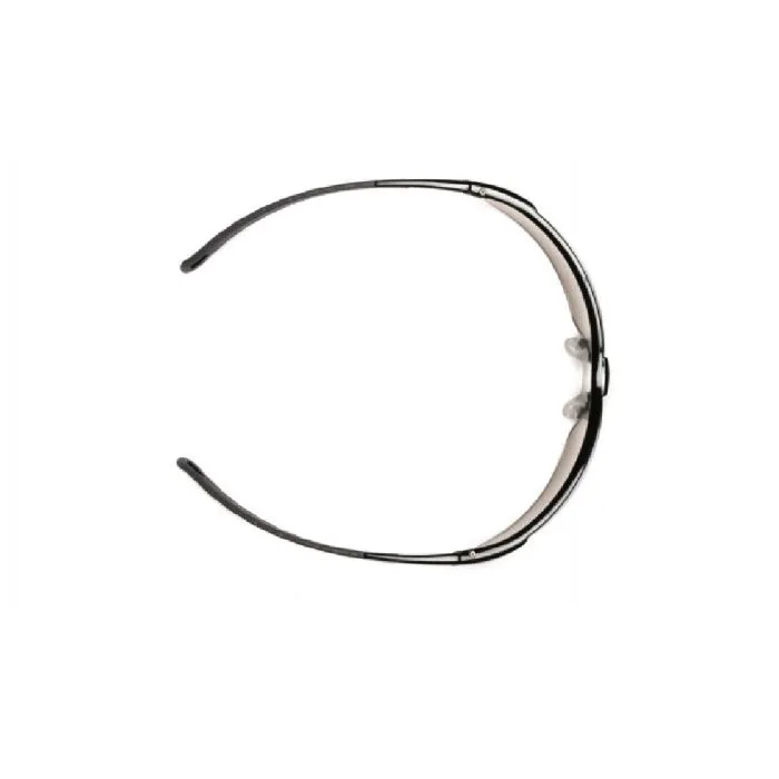 Pyramex Ever-Lite SB8665D Safety Glasses Ice Blue Mirror Lens Black Frame, One Size, 1 Each