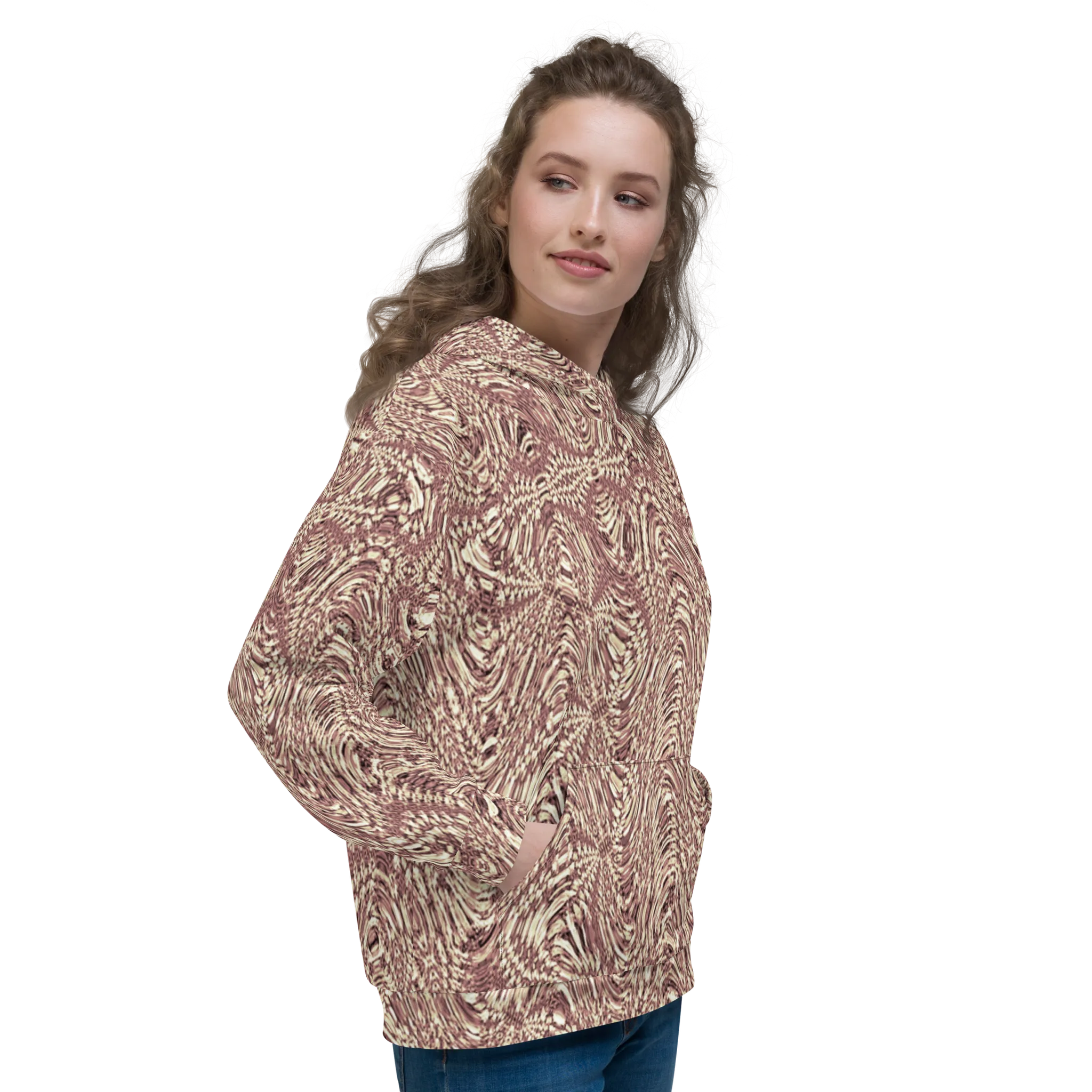Recursia Alchemical Vision Women's Hoodie In Pink