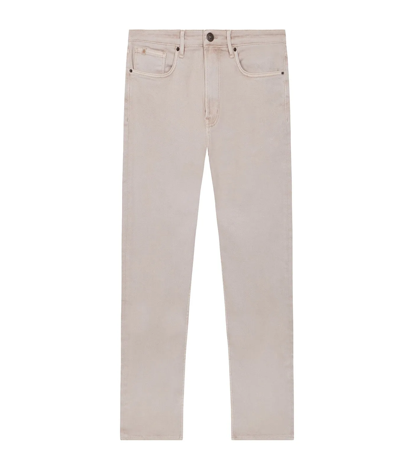 Regular Fit 5-Pocket Pants Beige