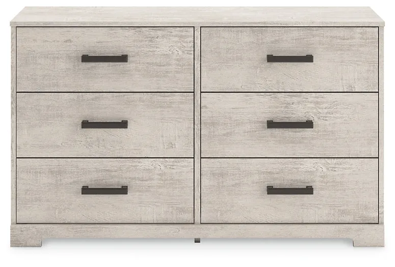 Shawburn Queen Crossbuck Panel Headboard with Dresser and Nightstand