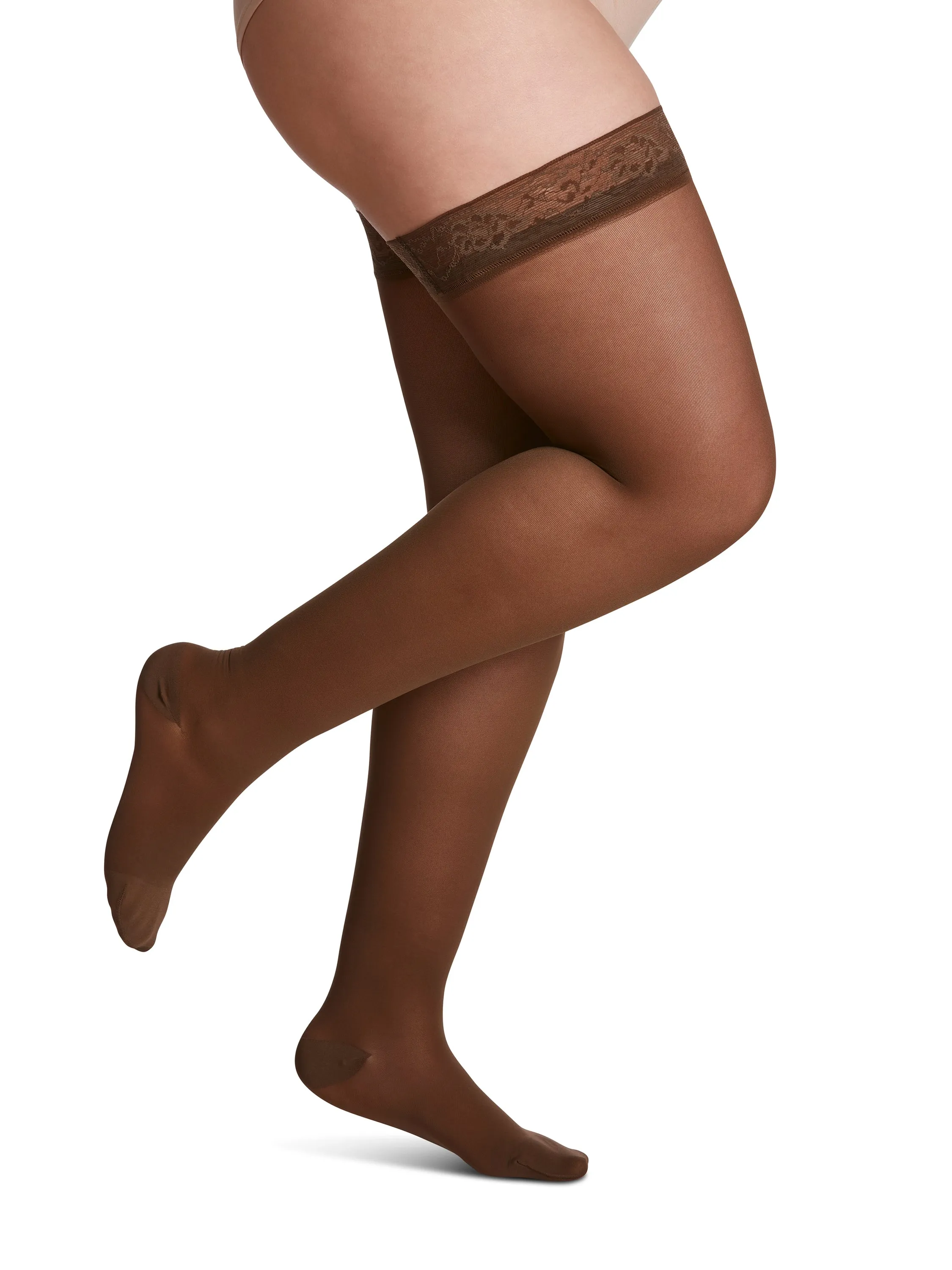 Sigvaris Sheer (Formerly 780 EverSheer) Women's Thigh High  15-20mmHg-Closed Toe