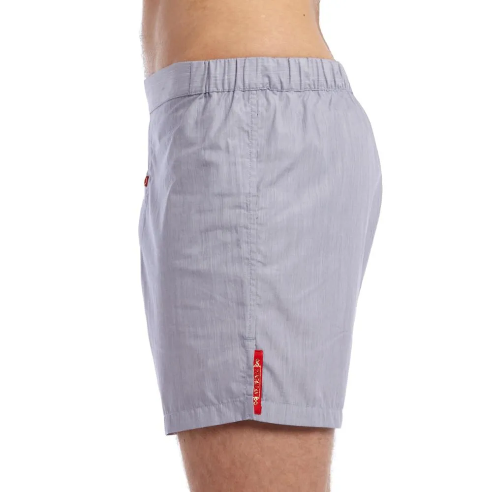 Slim-Fit Boxers Blue/White Microstripe