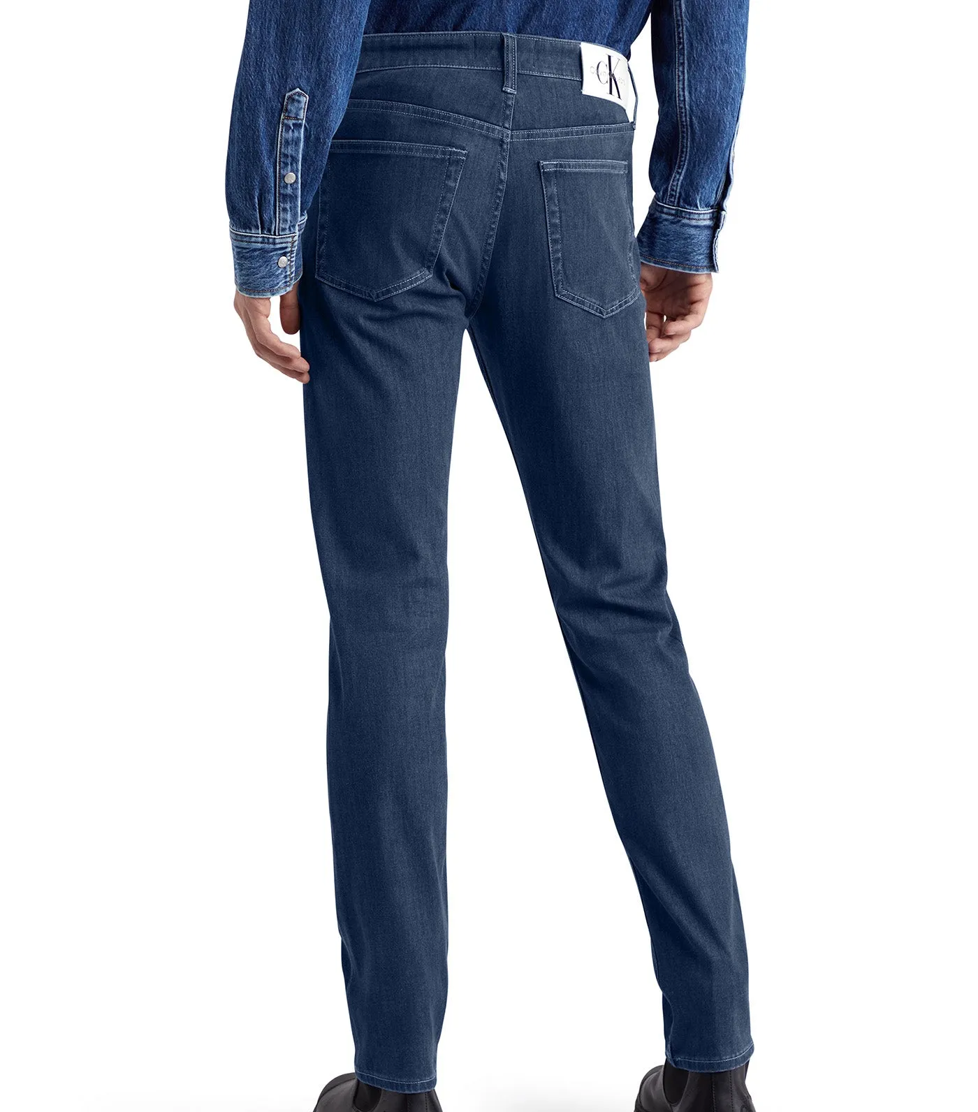 Slim Fit Denim Jeans Dark Blue