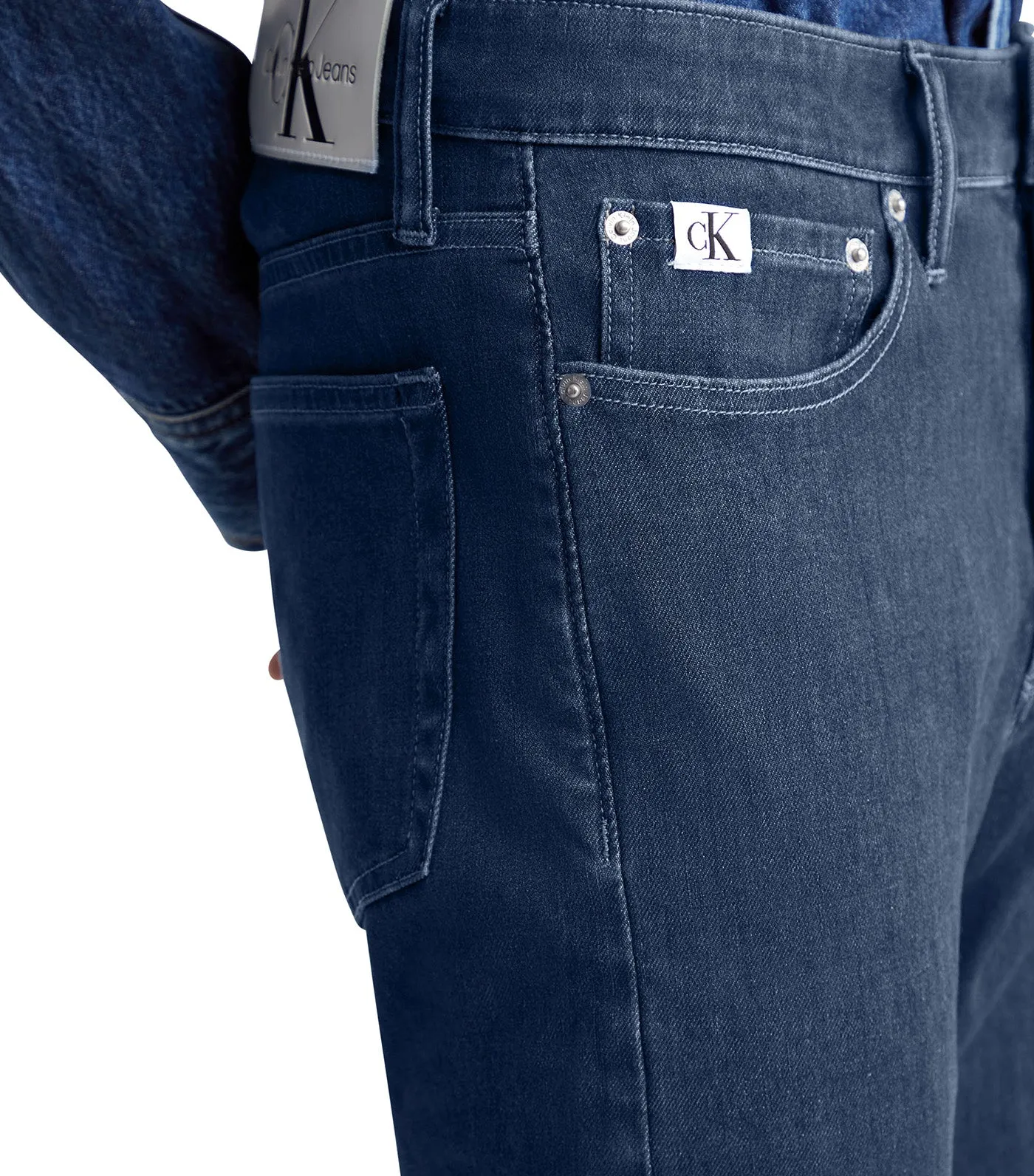 Slim Fit Denim Jeans Dark Blue