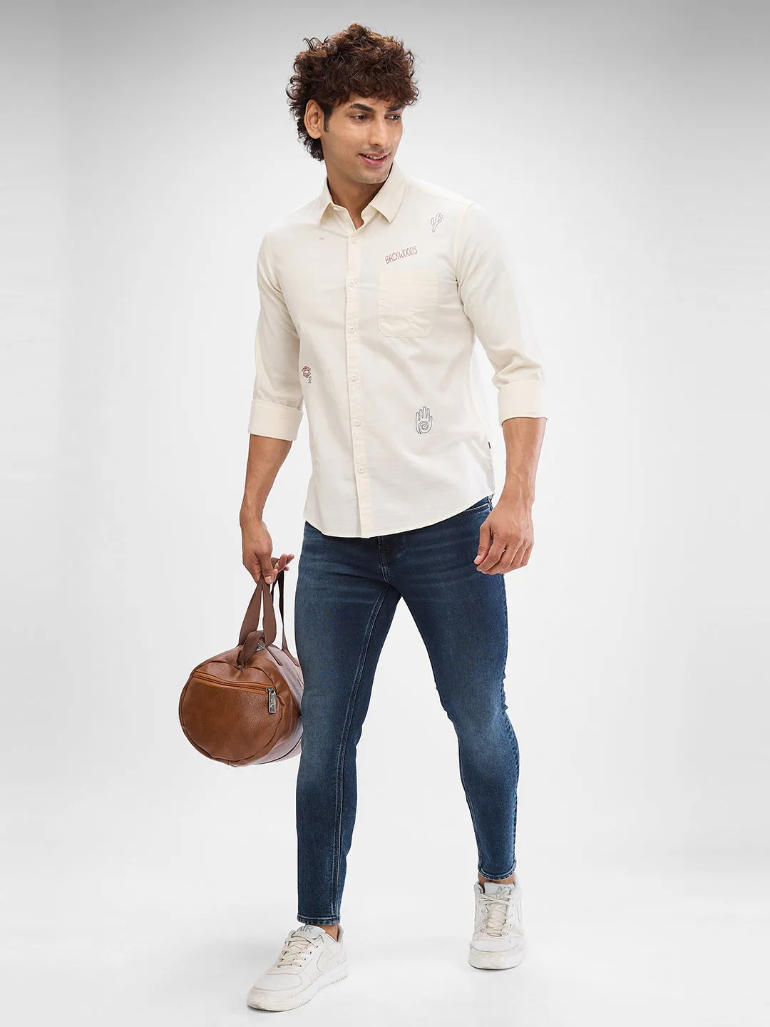 Spykar Dark Blue Slim Fit Jeans For Men