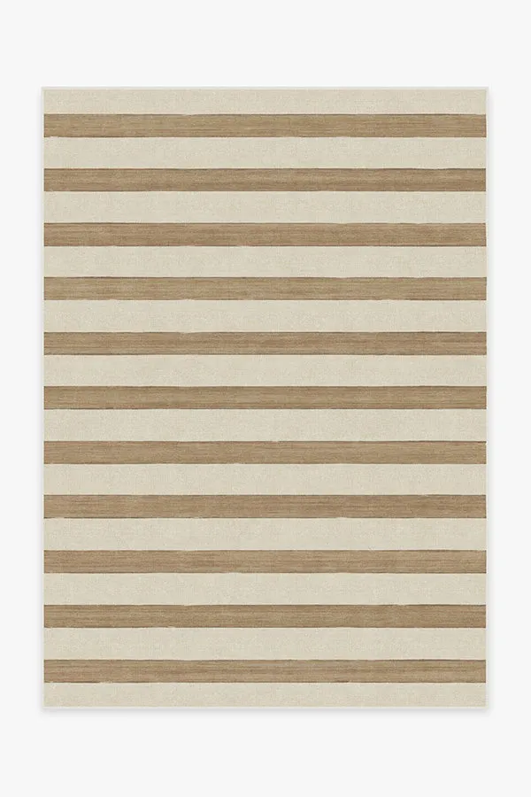 Sumi Sailor Stripe Camel Rug