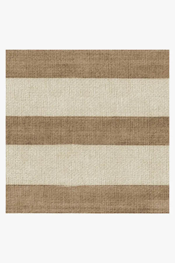 Sumi Sailor Stripe Camel Rug