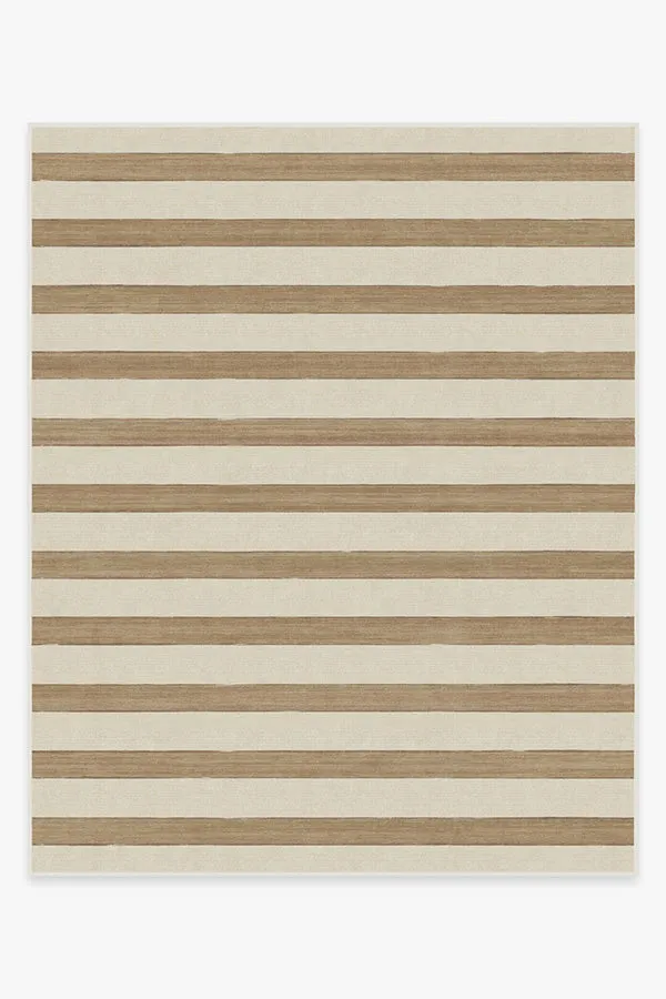 Sumi Sailor Stripe Camel Rug