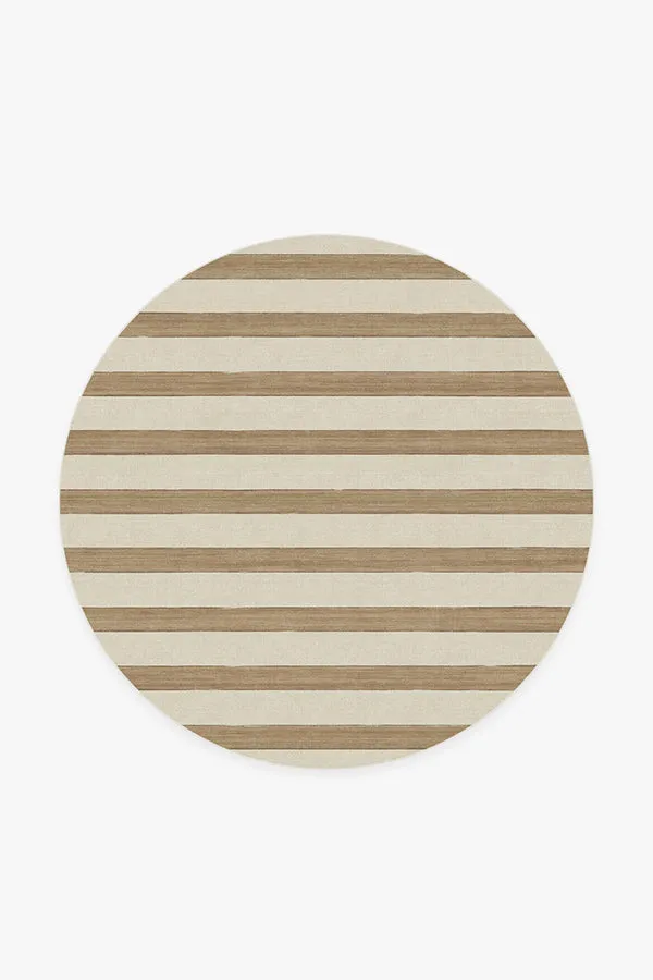 Sumi Sailor Stripe Camel Rug