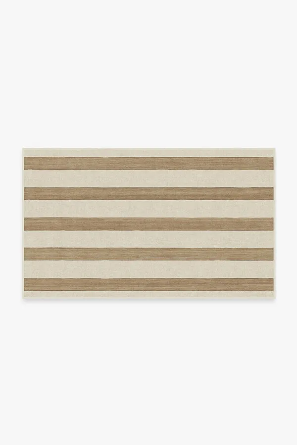 Sumi Sailor Stripe Camel Rug