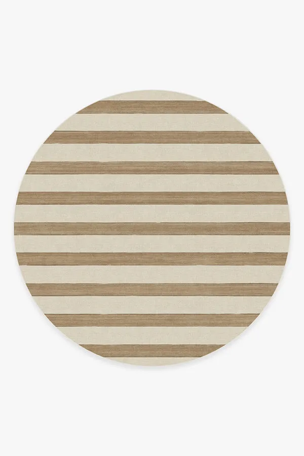 Sumi Sailor Stripe Camel Rug