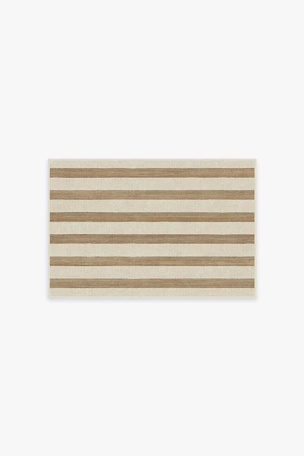 Sumi Sailor Stripe Camel Rug