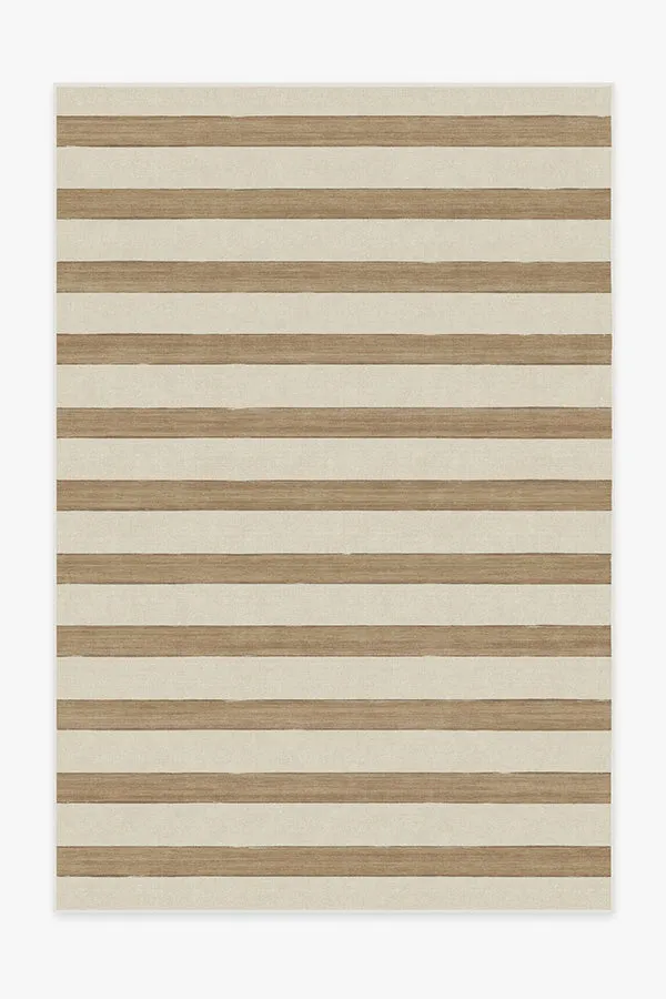 Sumi Sailor Stripe Camel Rug