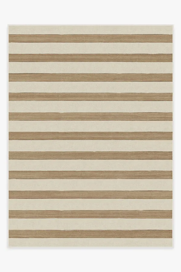 Sumi Sailor Stripe Camel Rug