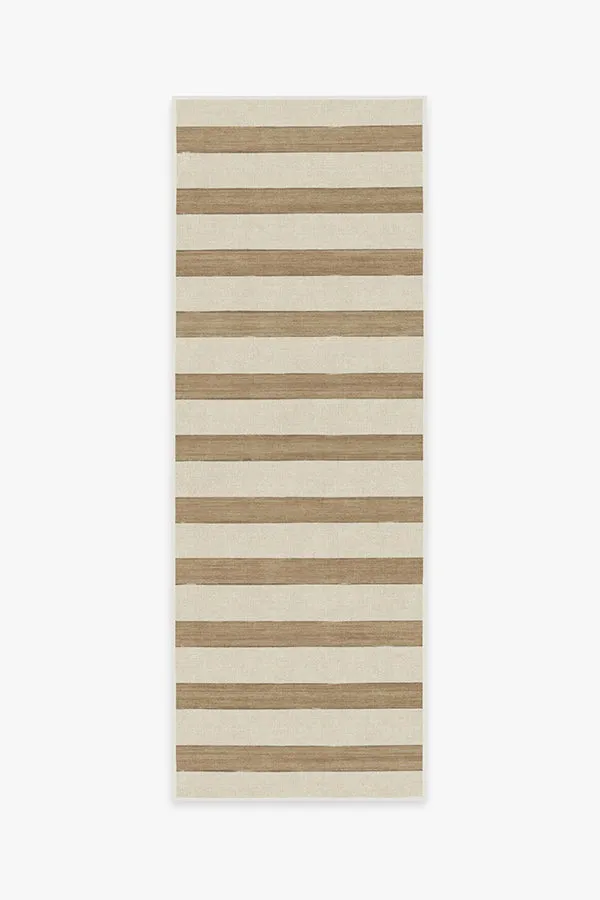 Sumi Sailor Stripe Camel Rug