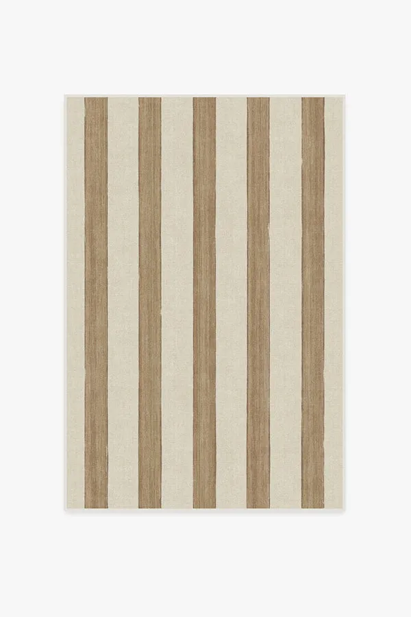 Sumi Sailor Stripe Camel Rug