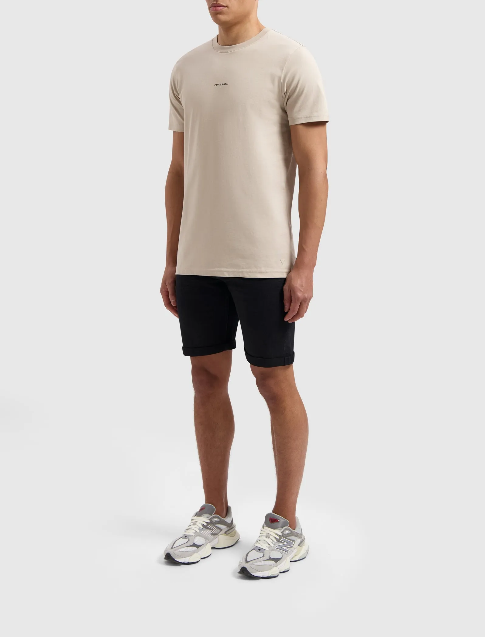 The Miles Slim fit shorts | Denim Dark Grey