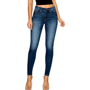 WAX JEAN Women's Repreve Butt I Love You Push-Up High-Rise Skinny Jeans