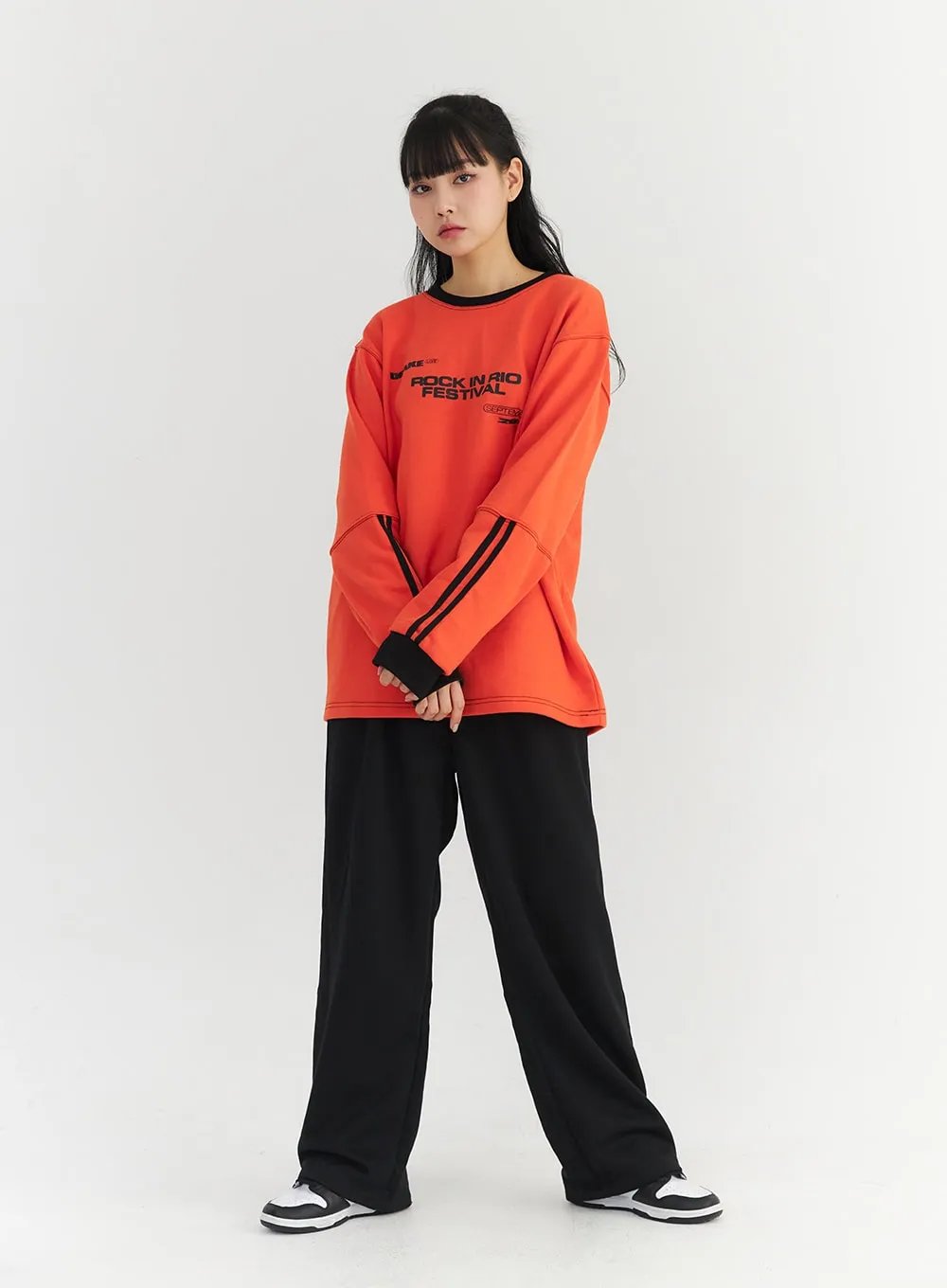 Wide Fit Banded Pants CO330