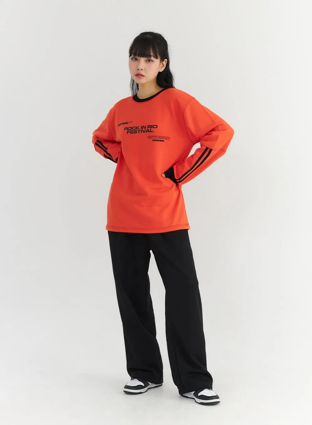 Wide Fit Banded Pants CO330